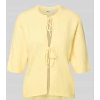 Only Vest Onlsimoni 2/4 Bow Cardigan Knt Noos 15368990 Mellow Yellow/melange Dames Maat - M