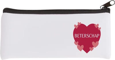Akyol - beterschap hartje en kleine hartjes Etui - Beterschap - iemand die ziek is of iets gebroken heeft - ziek - koorts - snel beter worden - cadeau - beterschap cadeau - kado - gift - geschenk - 20 bij 9 cm