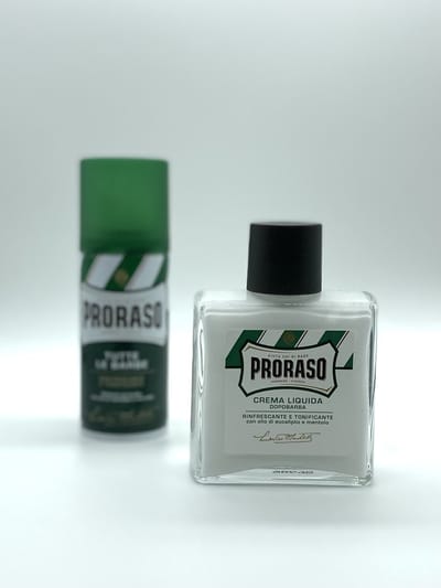 Proraso scheerset - Scheerschuim 100ml - Aftershave balm 100ml gevoelige huid