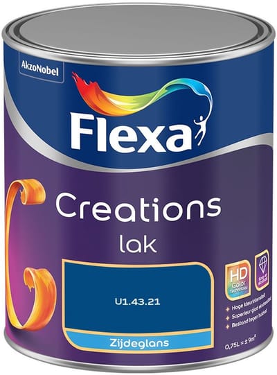 Flexa - Creations Lak Zijdeglans - U1.43.21 - Mengverf - 750 Ml