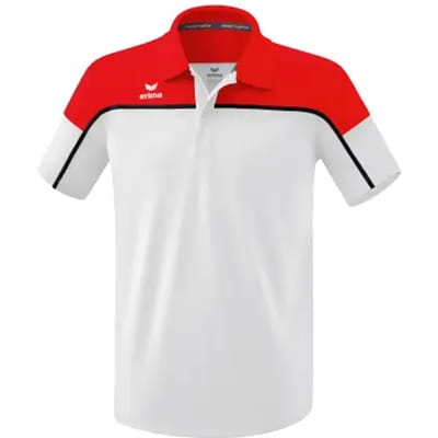 Erima Change Polo Heren - Zwart / Rood / Wit | Maat: XXL