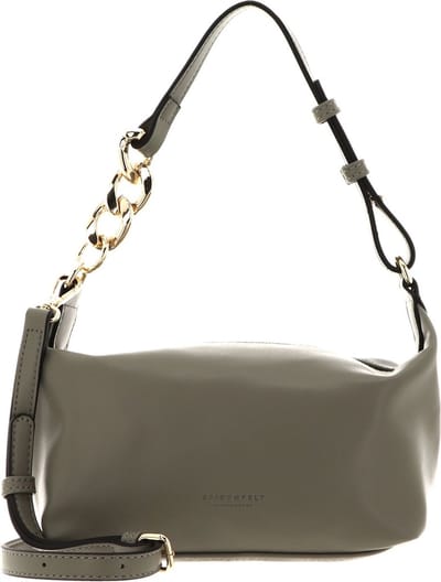SEIDENFELT MANUFAKTUR Avondtas Schoudertas Nees Shoulderbag Grey Green / Gold Kaki