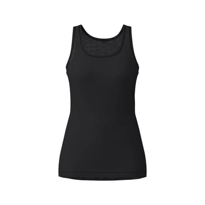 Loeffler Merino Light Mouwloos T-shirt Zwart 38 Vrouw