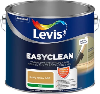 Levis - Easyclean Tegen Zwarte Strepen Mix - Shady Yellow A80 - Mengverf - 2,5 L