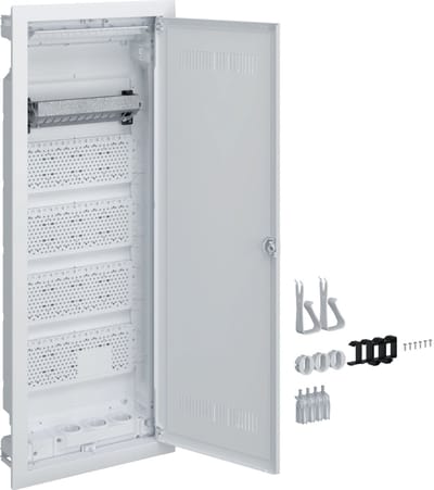 Hager VH60WWH VH60WWH Multimediaverdeelkast Holle wand Aantal groepen: 5 Aantal rijen: 5 Inhoud: 1 stuk(s)