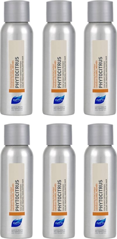 Phyto Paris Phytocitrus Color protect radiance shampoo Color-Treated, Highlighted Hair 50ml x 6