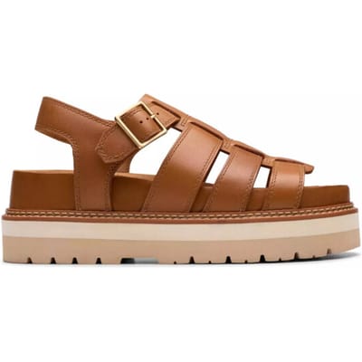 Clarks Orianna Twist - dames sandaal - Bruin - maat 41 (EU) 7 (UK)