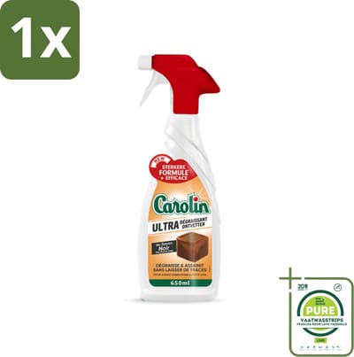 1 x Carolin - Savon Noir - Allesreiniger - Spray - 650 ml - Allesreiniger - Schoonmaakproduct - Zwarte Zeep - Savon Noir - Spray