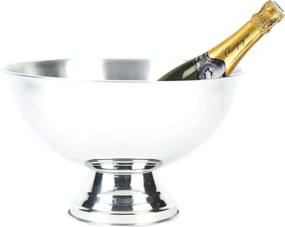 Vierkante Wastafel RVS Champagne 40x40x18,5 cm - Zonder Kraangat