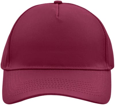 5 panel baseball pet bordeaux