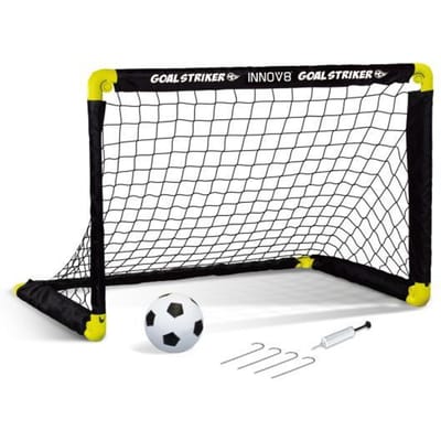 Folding Double Mini Soccer Goal Set Voetbal