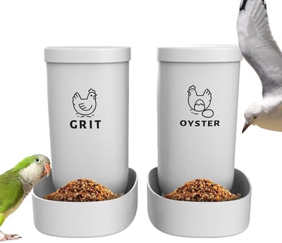 Kippenvoerbak - Voerdispenser Grit - Pluimvee Voeren - Waterdicht Morsbestendig - 15 Liter Capaciteit