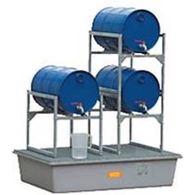 Vatsteun voor CEMO vatrek type 120, stapelbaar, gegalvaniseerd staal, voor 1x 60 l vat