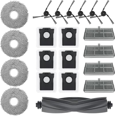 Accessoire Set voor Dreame X40 Ultra en L40 Ultra, 21 Stuks Vervangende Onderdelen, Inclusief Hoofdborstel, Zijborstels, Filters en Stofzakken