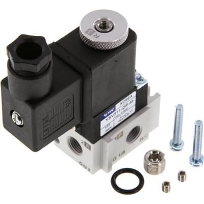3/2 G1/8'' M5 (M5) NC Magneetventiel 12V DC 0-8bar/0-112psi YPC