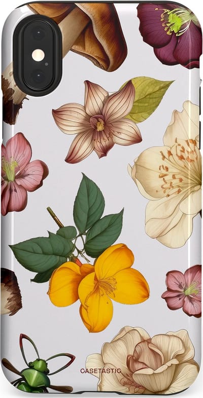 Casetastic Hoesje Geschikt voor Apple iPhone X/Xs - Stijlvolle Beschermende Duo-layer Case - Betovering in het bos