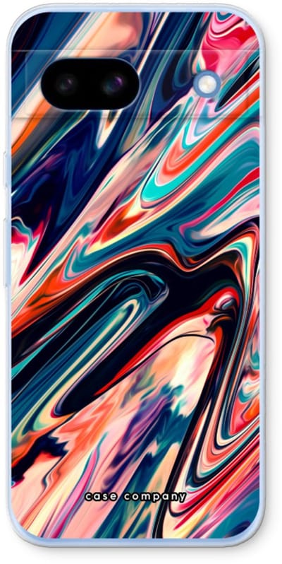 Case Company® - Hoesje geschikt voor Google Pixel 8a hoesje - Quantum Being - Soft Cover Telefoonhoesje - Bescherming aan alle Kanten en Schermrand