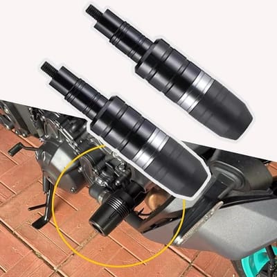 Motorfiets Valbescherming voor BMW Motorrad CE 02,Motorfiets Frame Sliders Valpads Framebeschermers Accessoires,Silver