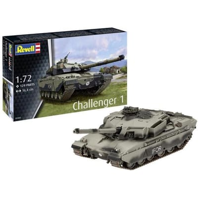 Revell Modelbouwpakket Militaire voertuigen - 03365 FV4030 Challenger 1 - Tank Plastic - 1:72 - Modelbouw