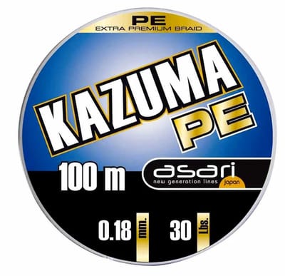 Asari Kazuma Pe Gevlochten Vislijn 100 M Groen 0.450 mm