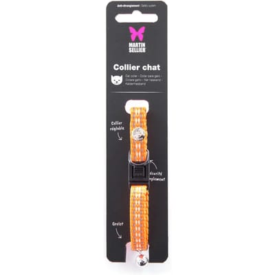 Kattenhalsband nylon Martin Sellier Safety