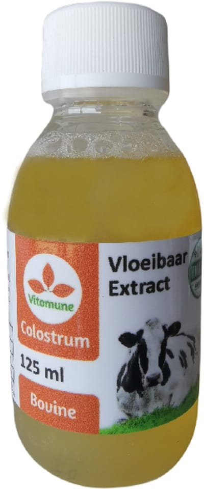 Vloeibaar Colostrum - Extract 125 ml - Biestextract - Nederlandse Koeien - Vitomune