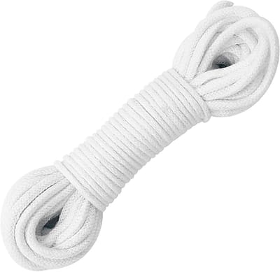 Zelfbewaterende Katoenen Kabel - Absorberend Koord - Planten Water Geven - Langdurige Duurzaamheid - 9m - Wit