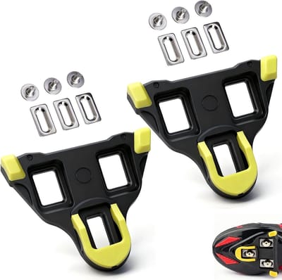Fietsplaatjes voor heren en dames, geschikt voor 3-gats pedalen, slipbestendig en duurzaam TPU, perfect voor sportief fietsen en optimale grip