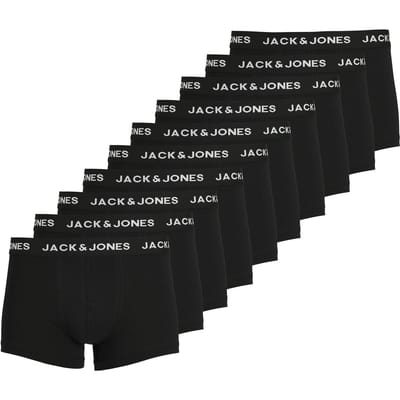 JACK & JONES- JACSOLID TRUNKS 10 PACKS NOOS - Heren - Trunks