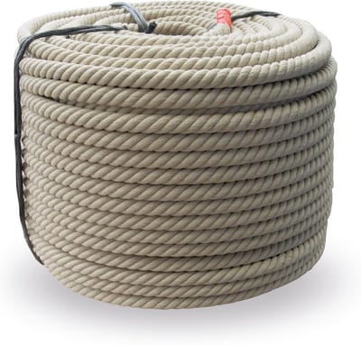 Spinvezeltouw - Kunststof touw - Buiten toepassingen - Neutrale geur - 20 mm diameter - Naturel