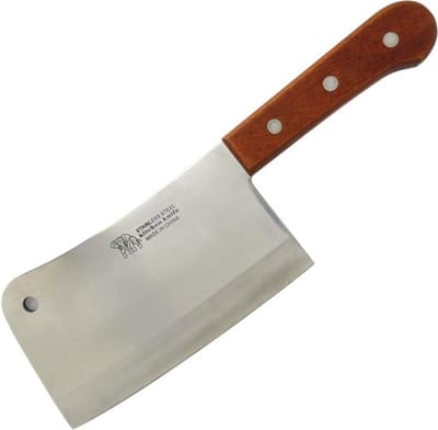 Narvie - Hakmes Japans Roestvrij Staal - Keukenbijl Slagersmes - 34 cm Stevig Koksmes en Vleesmes - Heavy Duty, 600g - Topkwaliteit Roestvrij Staal - Groot