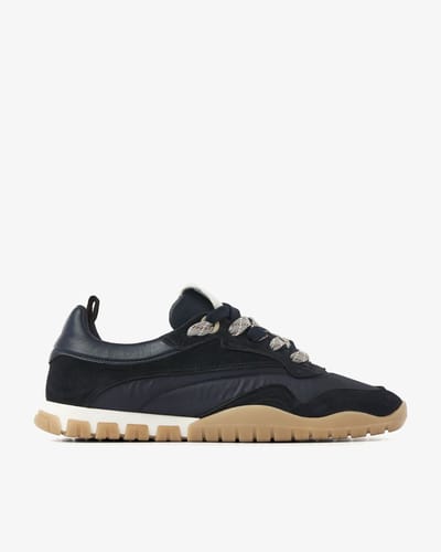 VIA VAI Frenkie Aaron Sneakers Heren - Su�de,Textiel,Leer - Blauw