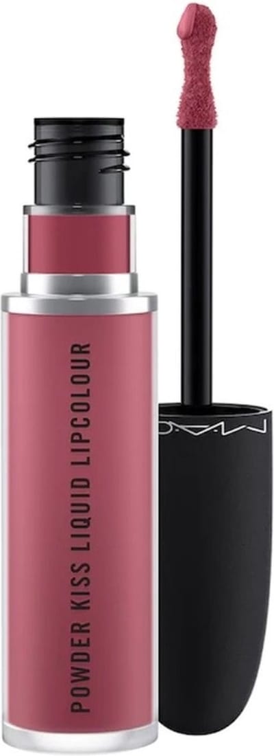 MAC Powder Kiss Liquid Lipcolour - # 990 More The Mehr-Ier 5ml/0.17oz 990 More The Mehr-Ier
