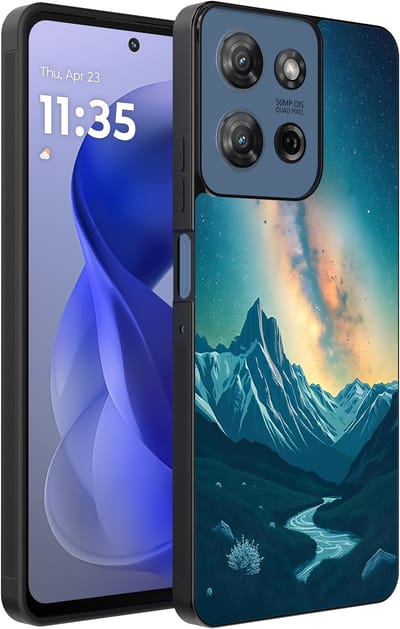 Smartphonica Telefoonhoesje Geschikt voor Motorola Moto G Power 2025 / G Play 2025 met Sterrenhemel Opdruk - TPU Backcover Case With Space And Milkyway Design geschikt voor Motorola Moto G Play 2025;Motorola Moto G Power 2025