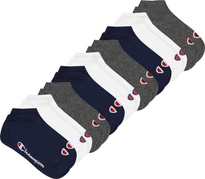 SOKKEN 9 paar Champion sneakersokken, maat. 35 - 46 Unisex sneaker korte sokken