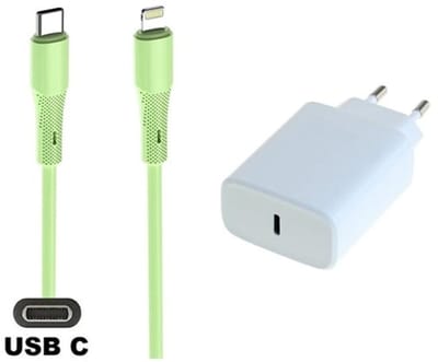 25W super snellader + 1,0m USB C naar Lightning kabel. Universele PD lader. Oplader adapter past op Apple iPhone 13, 13 Mini, 13 Pro, 13 Pro Max, iPhone 14, 14 Plus, 14 Pro, 14 Pro Max