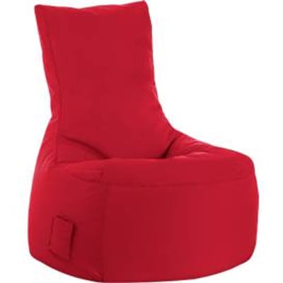 Zitzak swing scuba®, 100% polyester, wasbaar, B 650 x D 900 x H 950 mm, rood