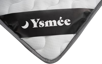 Vente-unique Set 160 x 200 cm gewatteerde bedbodem + matras van schuim met vormgeheugen met 11 zones, dikte 22 cm - DANEVO van YSMÉE