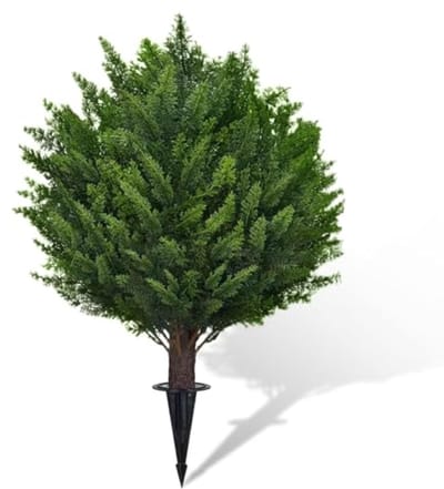 Kunstmatige Cypresse Bolbomen 45 cm met Grondpen - Perfect voor Tuin en Terras