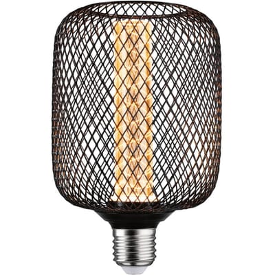 Metallic Glow Standaard 230 V Ampoules LED Zyl E27 Spiral 200lm 4,2W 1800K Zwart