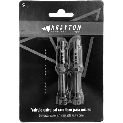 Ventiel zonder binnenband Krayton FV Presta (x2)