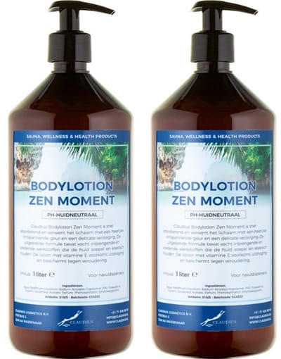 Bodylotion Zen Moment 1 Liter - met gratis pomp - set van 2 stuks