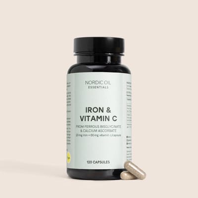 Nordic Oil© - Ijzer- en Vitamine C Capsules