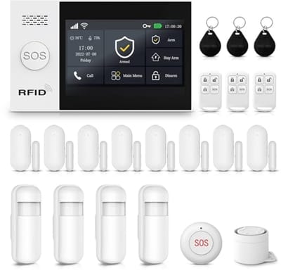 Draadloos 4G Huisalarm met Touchscreen en Bewegingssensor