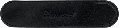 Kaweco - Leather pouch ECO Long - Black - with print - 1 pen