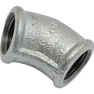 Sanivesk Galva Knie 45° 1/2"fx1/2"f