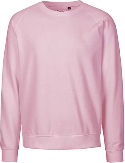 Neutral - Unisex Sweatshirt - Light Pink - 100% Biologisch Katoen maat XS