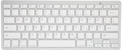 Bluetooth-toetsenbord Ultraslank Draagbaar Universeel Stil Draadloos - Duits Toetsenbord voor IOS Android Windows - Desktop Laptop Surface Tablet Smartphone .