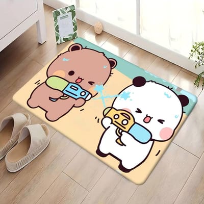 Dudu Bubu Cartoon Hal Tapijt Wasbaar Antislip Woonkamer Bank Stoelen Gebiedsmat Keuken Deurmat Gebiedskleed 40x60 cm