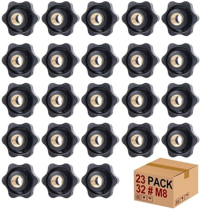 23-delige Set Tension Knop en Knurled Moeren met M8 × 32 mm Draad voor Gereedschapsmachines en Toepassingen